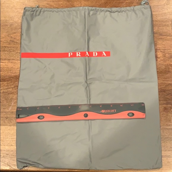 prada shoe bag